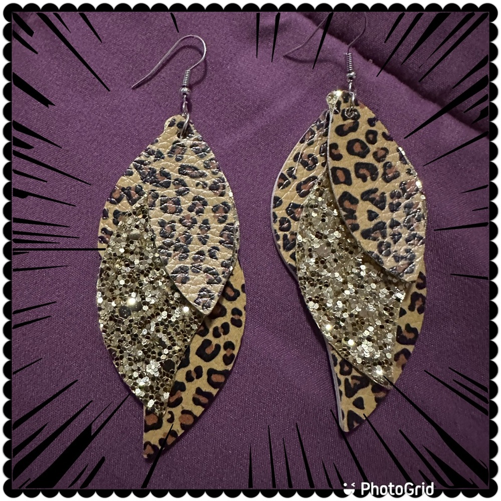 Leopard Print Earring